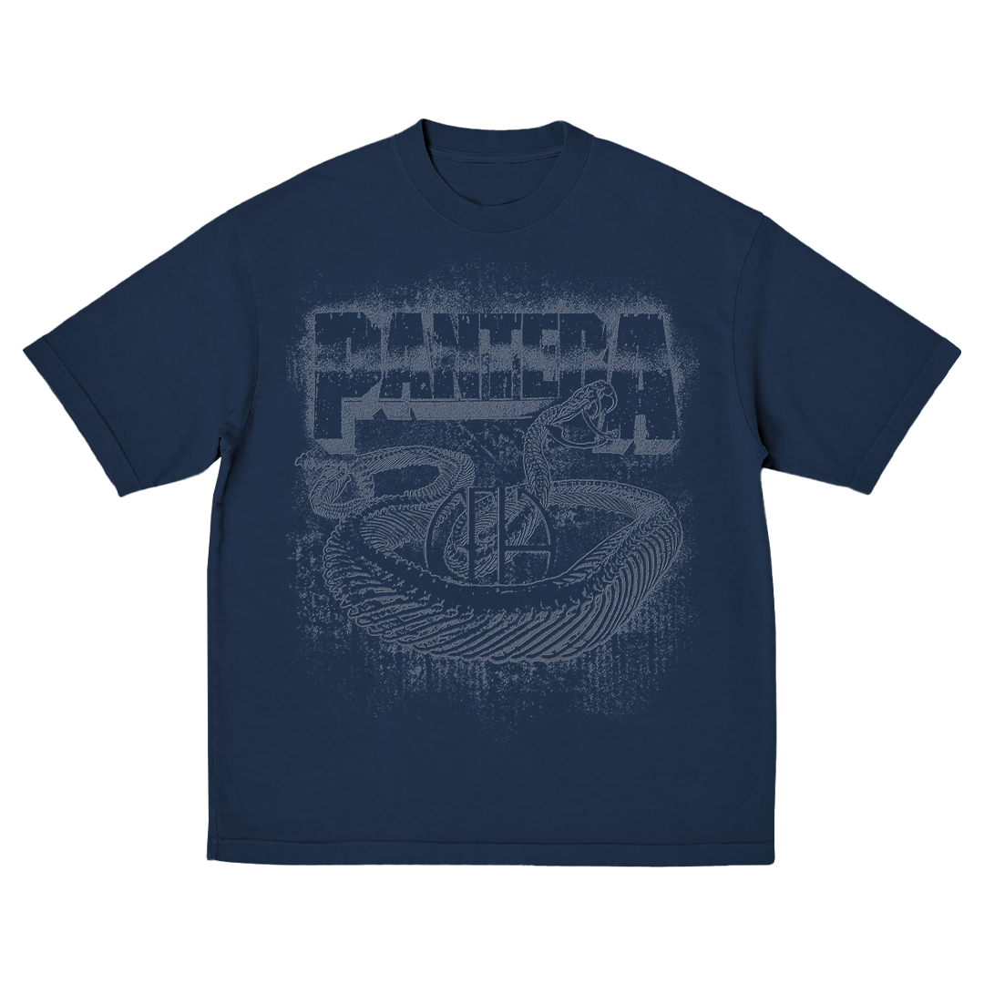 Navy Snake CFH 2025 Tour T-Shirt - Pantera Official UK Store