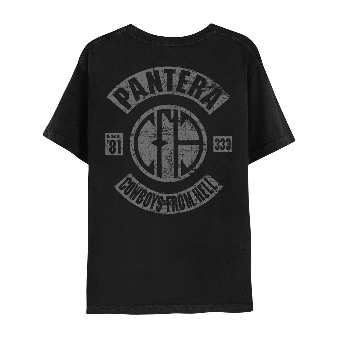 Pantera - Cowboys From Hell Patch Look T-Shirt
