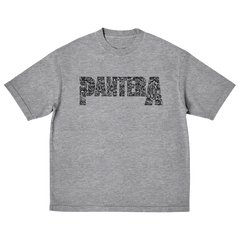 Heather Gray Angry Logo T-Shirt
