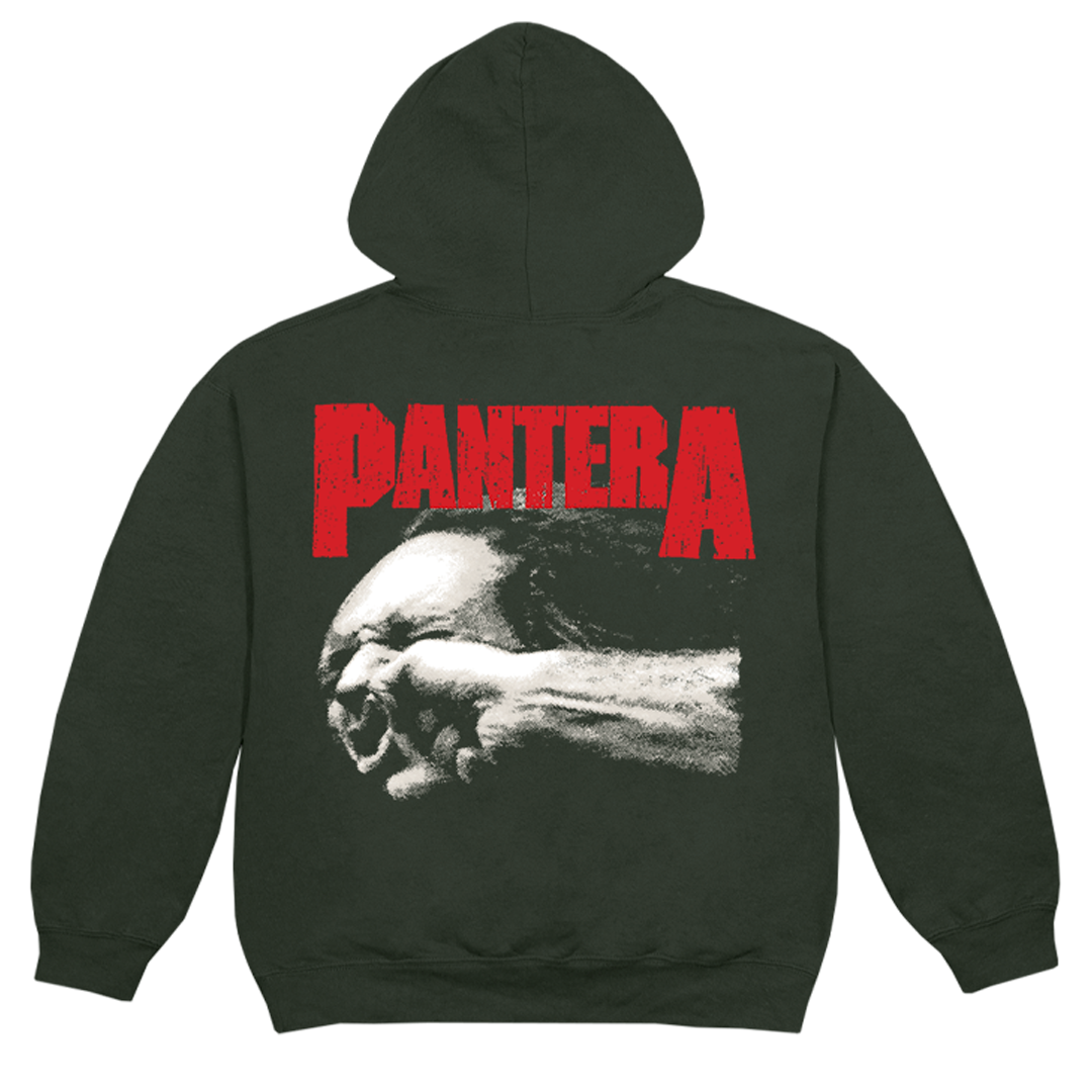 Pantera - Vulgar Display Of Power Forest Green Hoodie