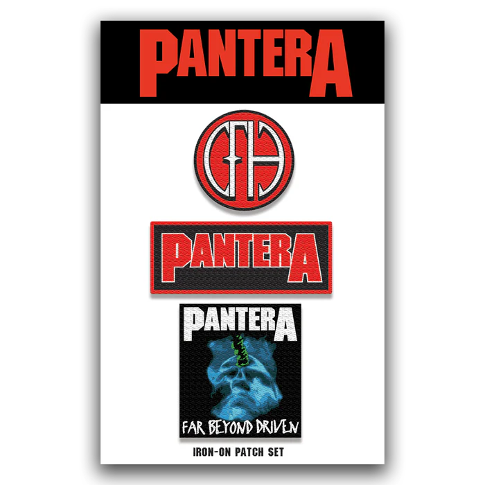 Pantera - Pantera Iron On Patch Set
