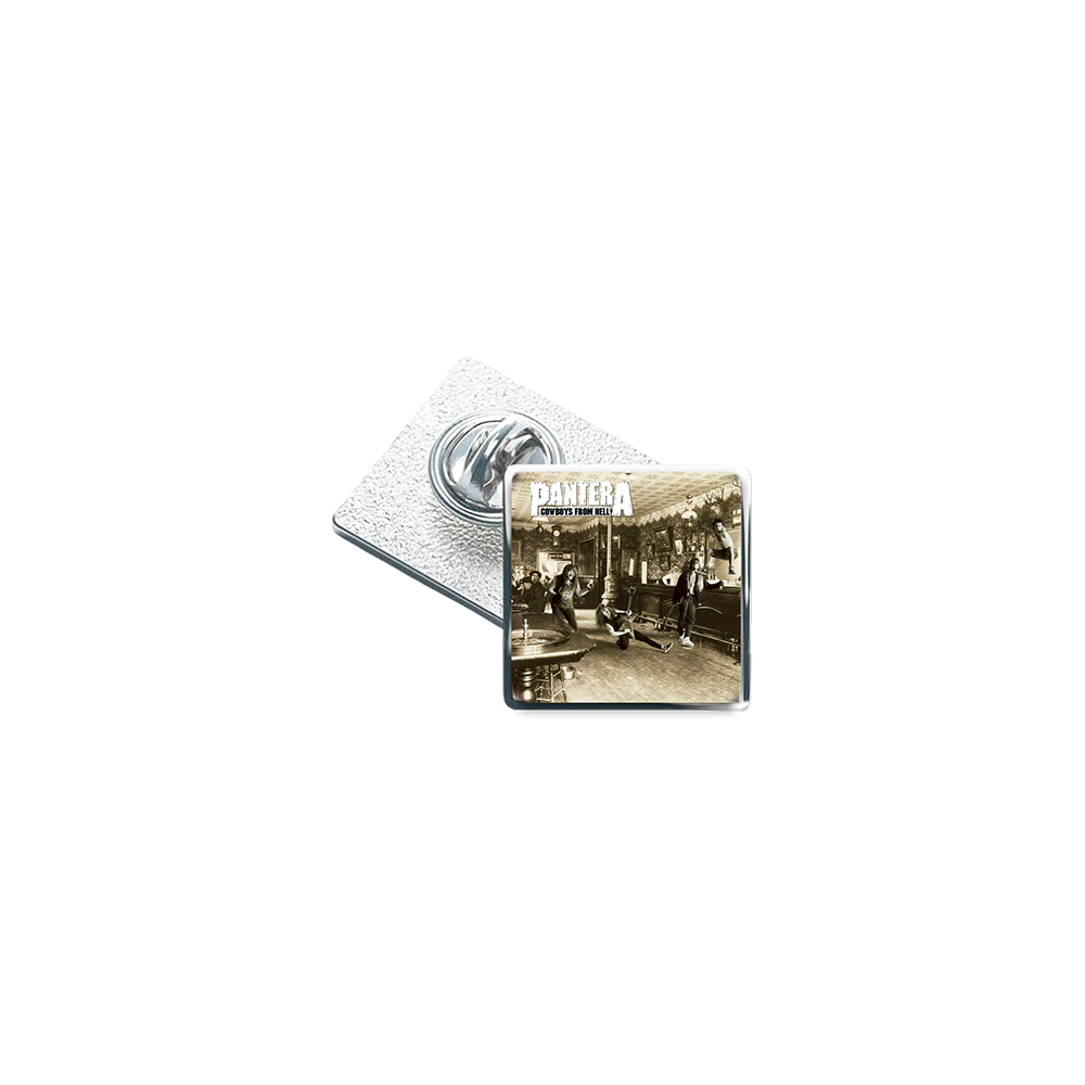 Pantera - Cowboys From Hell Photo Enamel Pin